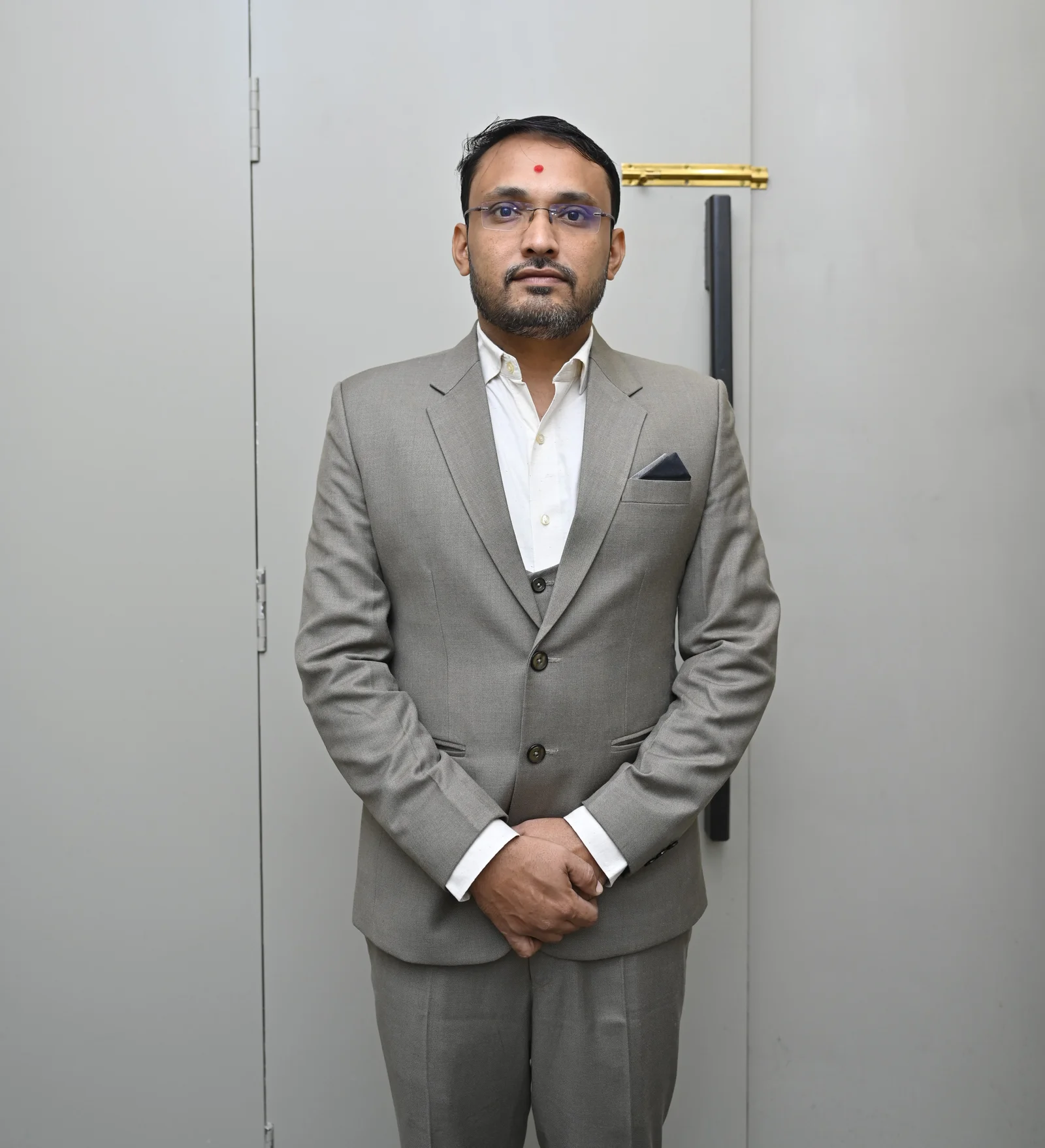 Business leader working with a team